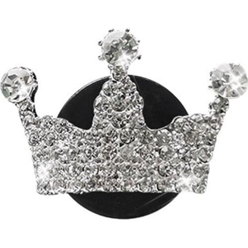 2021 New Car Rhinestone Crown Scent Clip Deodorizer Interior Decor for Auto Vehicle Long Lasting Fragrance Auto Accessories