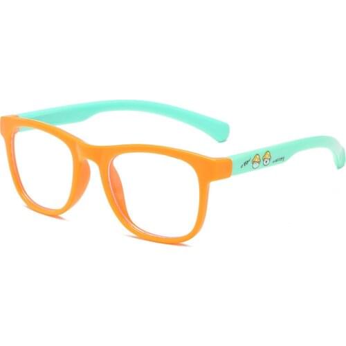 Anti Blue Light Kids Glasses Boy Girls Computer Blue Ray Reflective Eyeglasses Children Square Optical Frame 2021
