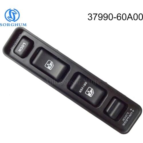 37990-60A00 Driver Side Electric Power Window Master Control Switch 3799060A00 for Suzuki Vitara 1988-1998 1991 1992 1993 1994