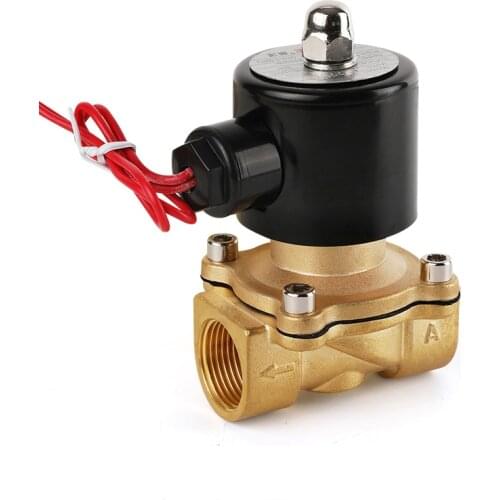 Pneumatic DN08 DN10 DN15 DN20 DN25 1/4" 3/8" 1/2" 3/4" 1" Solenoid Valve 12V 220V Pneumatic Valve for Water Oil helium gas