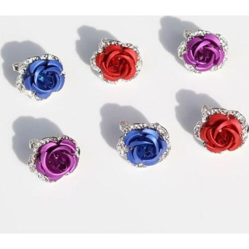 Valentines Day Wild Fashion Rose Earrings Personality Charm Jewelry Woman Creative Gift