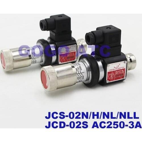 GOGOATC Pressure relay JCS-02N/ H /NL/ NLL JCD-02S AC250-3A hydraulic pressure switch SER