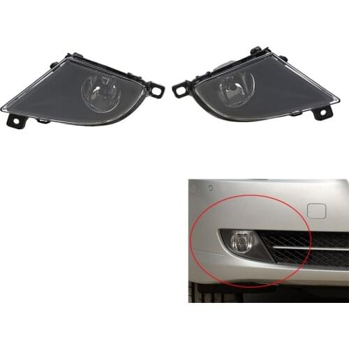 1 Pair Car Front Bumper Grille Driving Fog Lights Lamp For BMW 5 Series E60 E61 520d 520i 523li 525li 530li 2007 2008 2009