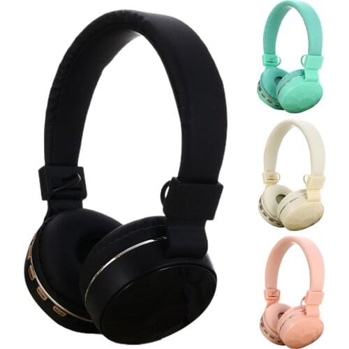 A5 Folding Wireless Binaural Sports Headset Insertable Memory Card Headphone