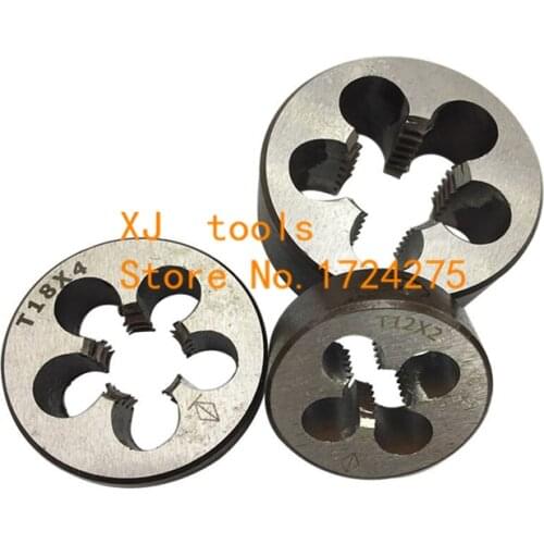 1PCS TR8 TR10 TR12 TR14 TR16 TR20 TR22 TR24 Die 2/3/4,Right/Left hand T=TR trapezoidal round die T die,Threading Tools Lathe