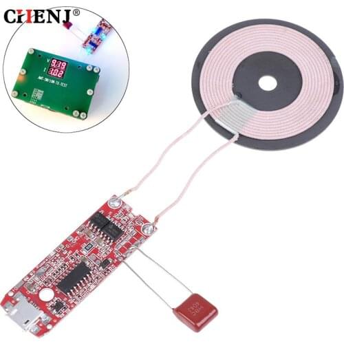 Qi Wireless Charger PCBA Circuit Board Coil for Samsung S8 S9 Note 8 9 Wireless Charging DIY for iPhone XS Max XR