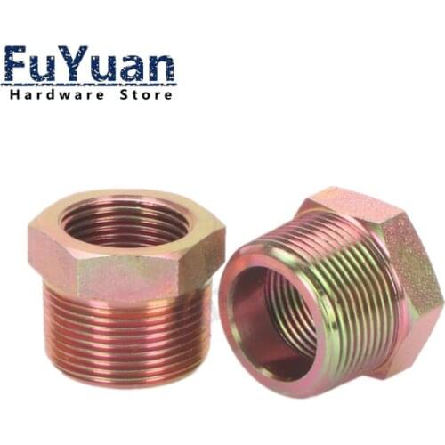 2pcs Metric Hydraulic Tubing Inner Tooth Plugs Cap Bulkhead Metric Thread M14 M16 M18 M20 M22 M24 M27x1.5 oil nut plug