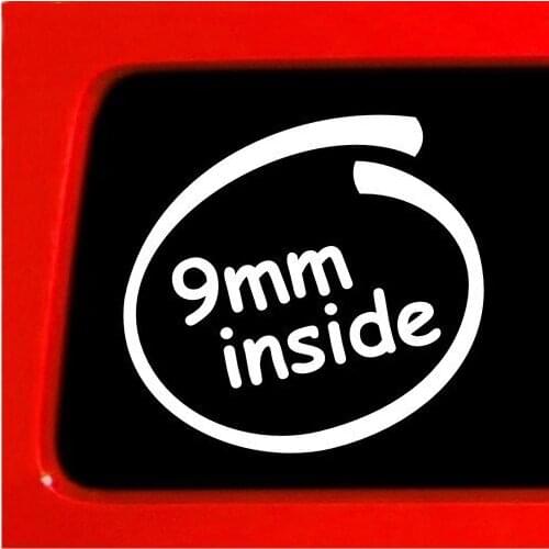 9mm inside decal sticker window sticker 10cm