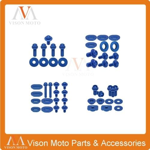 Motorcycle CNC Aluminum Accessories Front Rear Fender Seat Radiator Shrouds Screw For Yamaha YZ450F YZF450 YZ-F 450 2010-2013