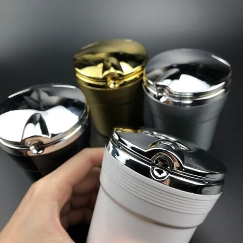 Car Ashtray with LED Blue Light For Citroen DS-series C-Quatre C-Triomphe Picasso C1 C2 C3 C4 C4L C5 Xsara Cactus Elysee