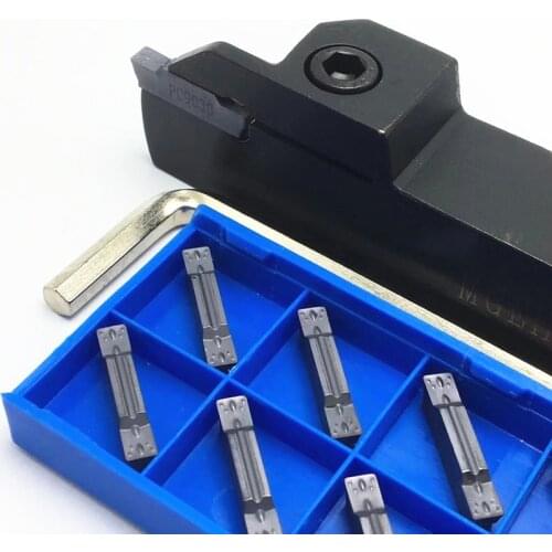 MGEHR2020-5 Slotted Tool Holder + 10PCS MGMN500 M Separating and Grooving Insert MGEHL 2020 Carbide Insert Milling Turning Tool