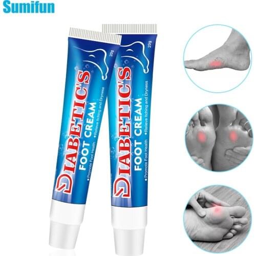 1pcs 20g Diabetic Foot Cream Moisturizes Anti-dry Anti-itch Moisturizing Foot Ointment Skin Blood Blisters Corns Calluses Feet