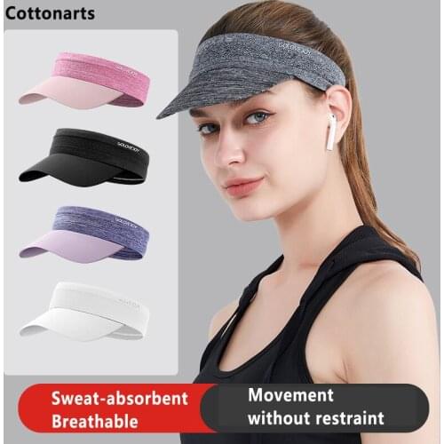 Women Men Summer Visor Headband Sun Hats Sports UV Protection Empty Top Collapsible Baseball Hat Running Tennis Caps Peaked Hats