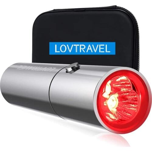 LOVTRAVEL 630nm 660nm and 850nm LED Red Light Therapy Near Infrared Light Therapy Devices for Pain Relief