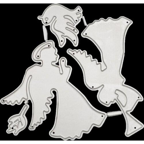 Metal Angel set paper die cutting dies for Scrapbooking/DIY Easter wedding Halloween Easter card