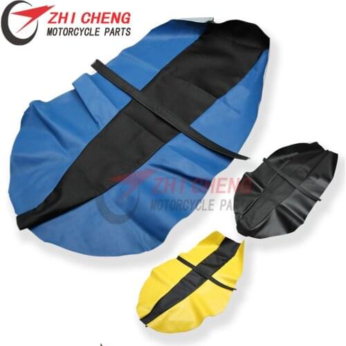 Motorcycle PU Leather Seat Cushion water proof seat cover For Suzuki DR200 DR250 DRZ400 RMX250