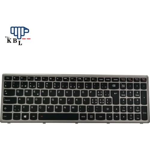 New for Lenovo U510 Z710 Swiss Language Backlit Laptop Keyboard FRU T6B1-SW 25211318 9Z. N8RBU.B00