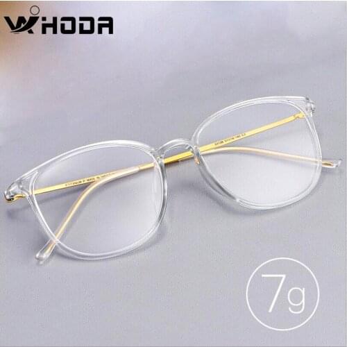 WIHODA β Titanium + TR90 Glass Frames for Men & Women, Unisex Pure Titanium Myopia & Hyperopia Prescription Glasses Frame F2212