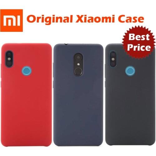 Original Xiaomi Redmi Note 5 Pro Case Redmi 5 Plus Case Shockproof Phone Back shell Hard pc + Soft Fiber Cover genuine xiaomi