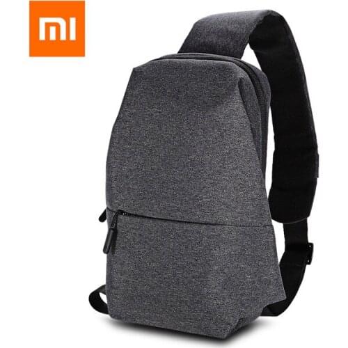 Original Xiaomi Travel Business Backpack 4L Chest Pack Bags Men Women Polyester Sling Bag for Leisure Sports Laptop