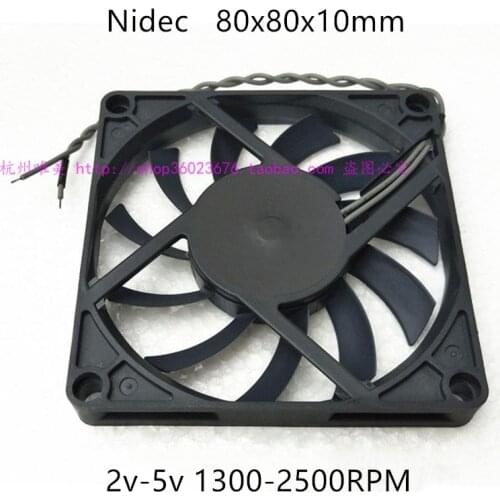Nedic Fluid bearing 8010 80MM USB cooling fan 8cm 80*80*10mm fan 5V 0.26A Super Silent fan 2pin