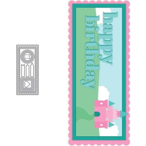 Greeting Card Rectangle Metal Cutting Dies Stencil Craft Die Cut Make Mould Decoration Template for Scrapbooking Design Model