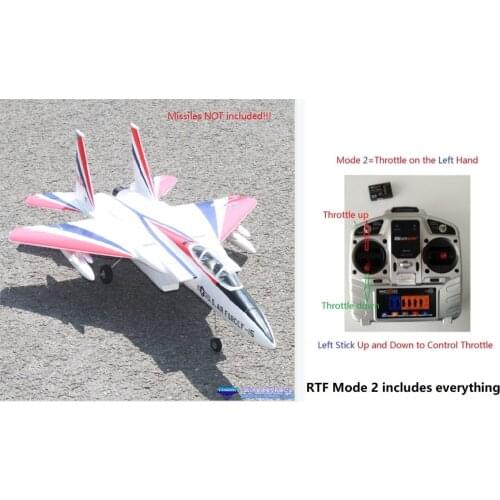RTF Ready To Fly EDO Model F15 64mm RC Airplane Aircraft EDF Jet Hobby