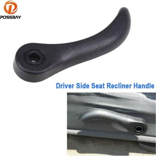 POSSBAY Car Seat Adjustment Lever Black Seat Side Adjust Handle Grip Interior Parts for Hummer H3 2006 2007 2008 2009 2010