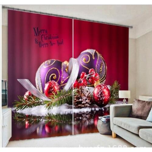 Violet Curtain Luxury Blackout 3D Window Curtain For Living Room Bedroom Customized size Drapes Cortina Rideaux Cushion cover