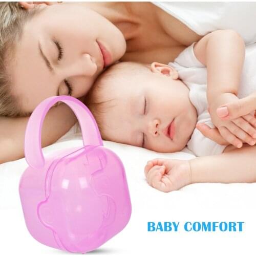 1Pc Infant Baby Pacifier Case Box Baby Pacifier Nipple Expression Organizer Case Nipple Storage Box Soother Container Holder