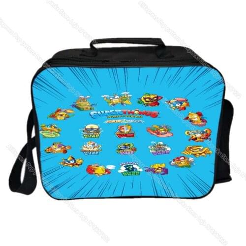 Students Superzings 7 Lunch Box Children Superthings Power Machines Lunch Bag Kids Picnic Bento Case Food Storage Portable Box
