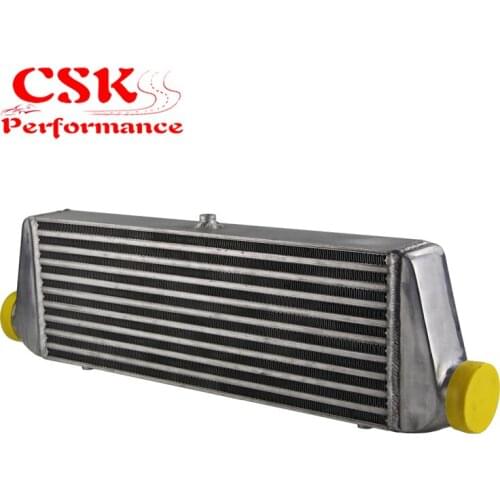 Universal Bar&Plate Front Mount Intercooler 500*180*64 FMIC 2.5" In/Outlet Black/silver