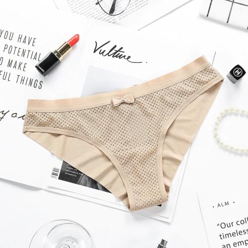 BALALOUM 3pcs New Arrivals Women Elastic Panties Briefs Sexy Seamless Ladies High Quality Lingerie Everyday Underwear 4 colors
