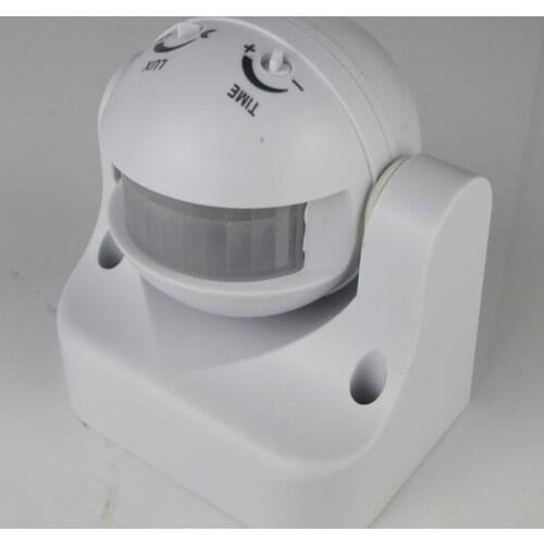 100pcs Energy-Saving 180 Degree Outdoor Security PIR Infrared Motion Movement Sensor 1200w max Detector Switch