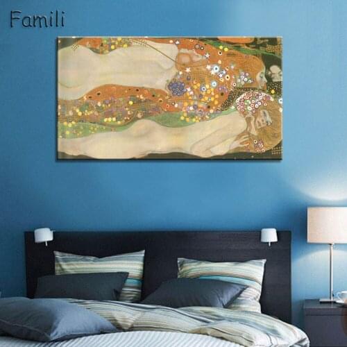 2017 Cuadros Printed Gustav Klimt Oil Painting On Canvas Wall Art Prints Picture for Living Room Home Decor Or Hotel -36