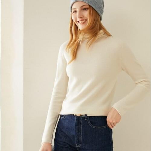 2020 autumn and winter new pure cashmere sweater 100% cashmere womens jacket Joker fashion pullover