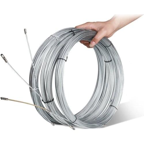 5/10/15m Cable Puller Electrical Wire Fish Tape Cable Wire Puller Lead Device Construction Electrician Hand Tools Furnish THB526