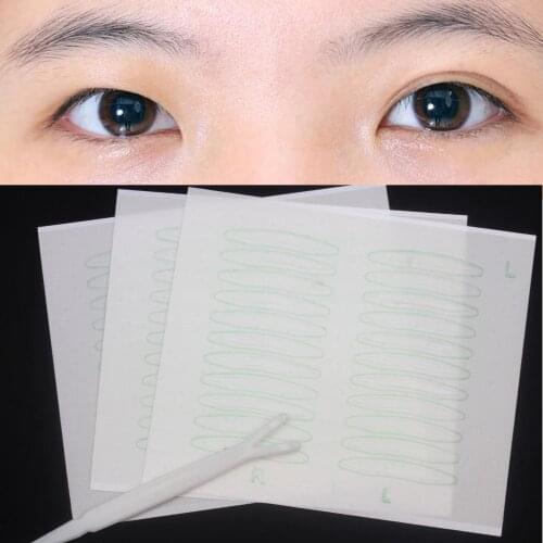 66 Pairs Adhesive Invisible Eye Lace Double Eyelid Tape Stickers 2 Style Choose