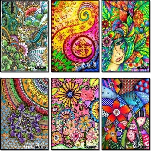 5D Full Art Shading DIY Diamond Embroidery Painting Flower Cross Stitch Diamond Painting Mosaic Home Decor Craft