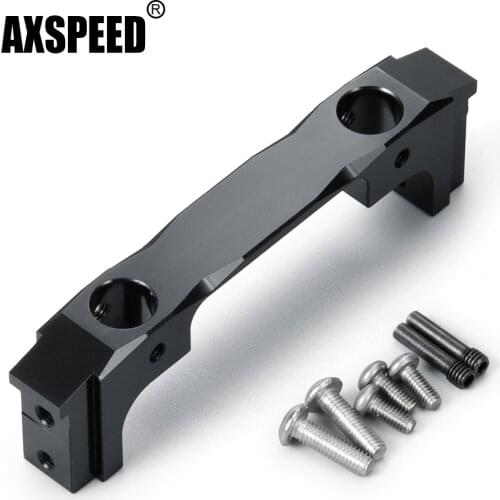 AXSPEED Aluminum Alloy Metal Rear Bumper Mount Bracket for Axial SCX10 II 90046 1/10 RC Crawler Car Upgrade Parts