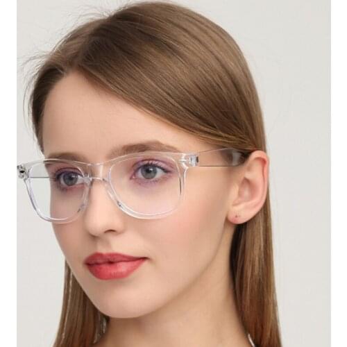 Oversize Rectangles Glasses Anti Blue Light Trending Products 2021 Statement Computer Glasses Lunette Vintage Eyewear Black Spec