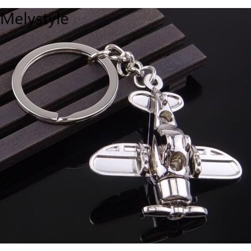 2020 Fighter-Plane Keychain For Men Battleplane-Men Key Chain Key Ring Trinket Male Jewelry Car Gift Souvenirs