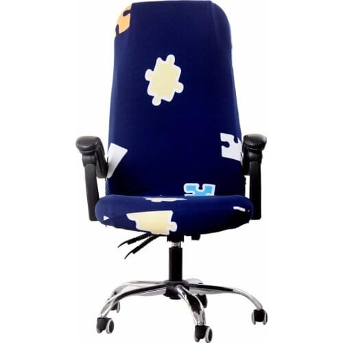 New 1pcs Elastic Stretch Case to Fit Office Chairs Large Size Spandex Chair Cover for High Back Computer Rotating Chair Armchair