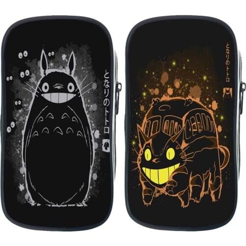 Kids Cute Tonari No Totoro Pen Bag Students Pencil Case Boys Girls Stationery Bag Child Pencil Box High Quality School Supplies
