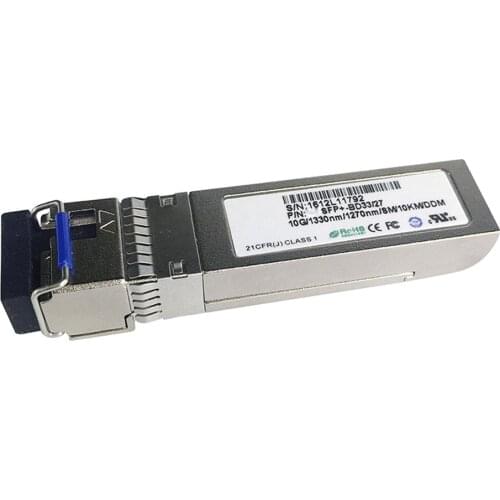 SFP+-BU27/33-60 SFP+-BD33/27-60L 10Gb/s SFP+ BIDI Transceiver