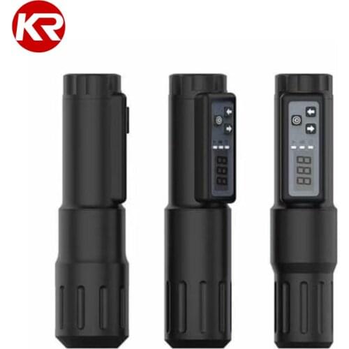 Draadloze Tattoo Batterij Pen Rotary Machine Met Batterij 2000Mah Japan Coreless Motor Digital Display Tattoo Kit Permanente Mak