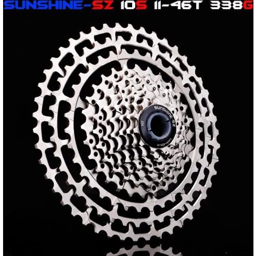 Rihui Sunshine Mountain Bike Flywheel 10 Speed CNC Ultra-Light Hollow Large Flywheel 30/11 Speed Card Flywheel