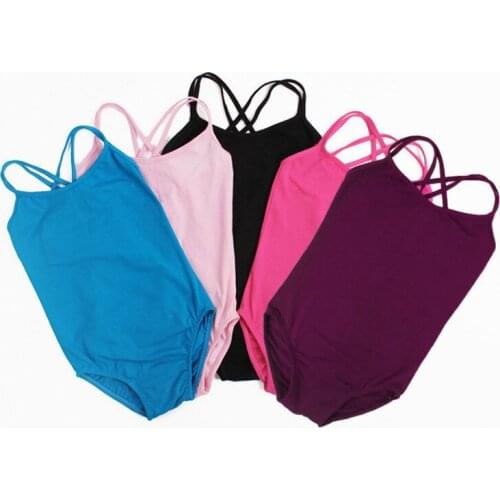 Gymnastics leotard for girls ballet balett kids cotton competition sleeveless dance costumes children toddler jumpsuit dancewear