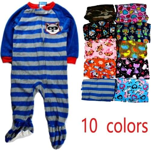 Foreign trade childrens polar fleece sleeper household climb clothes The spring and autumn period and the model of small and me