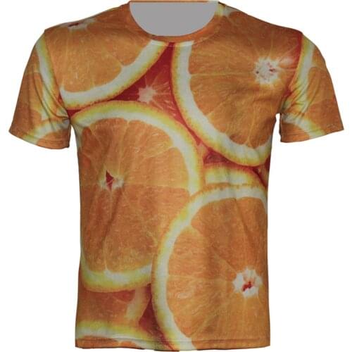 Joyonly 2019 Children Fruit Orange Design T-shirts Kids Summer Tops Girls Boys Short Sleeve T shirt Cool Tees Baby Clothes 4-20Y